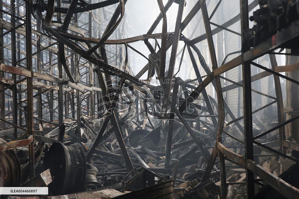 Russian army attacks enterprise in Kharkiv region