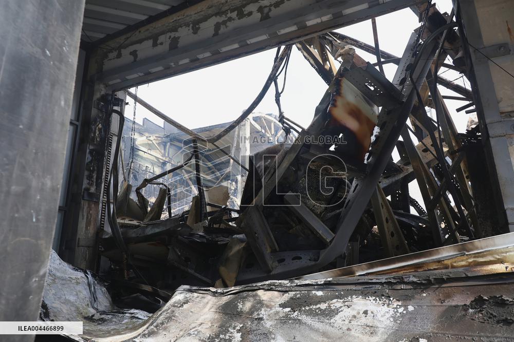 Russian army attacks enterprise in Kharkiv region