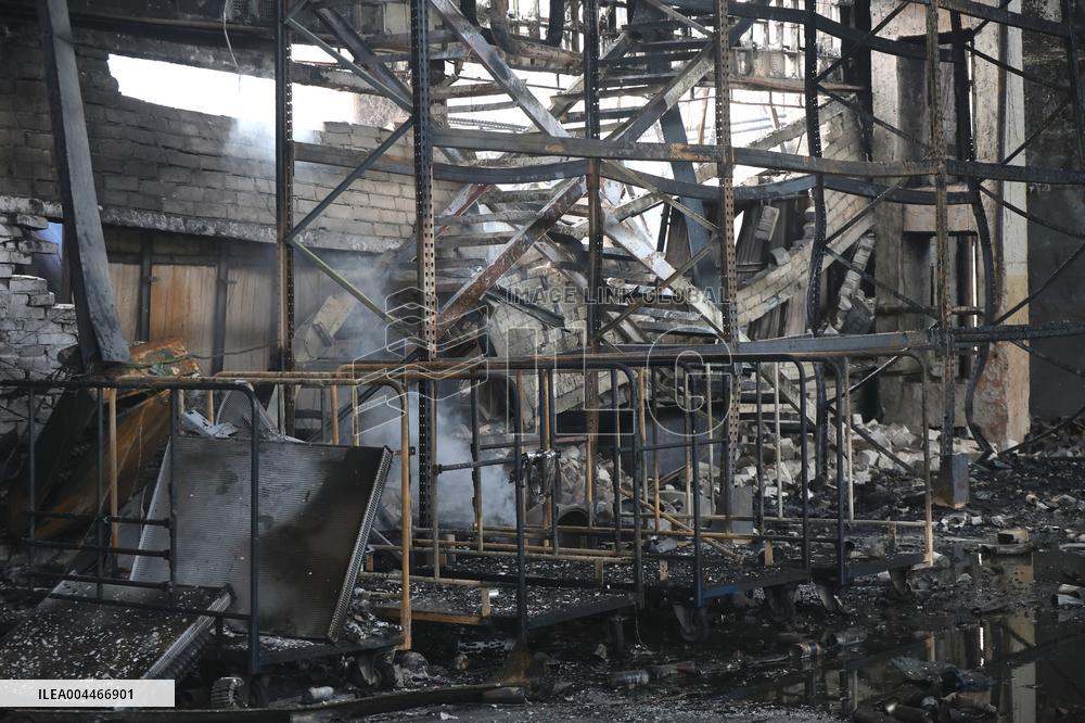 Russian army attacks enterprise in Kharkiv region