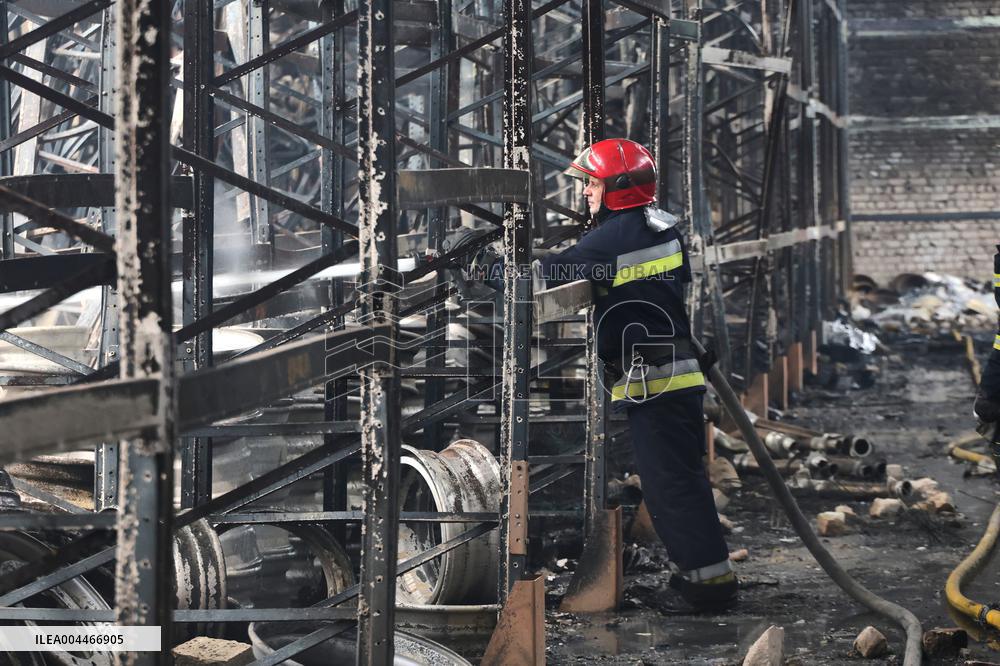 Russian army attacks enterprise in Kharkiv region