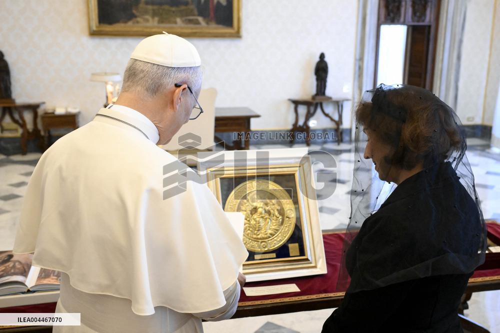 Pope Leo XIV Receives in Private Audience - Vatican