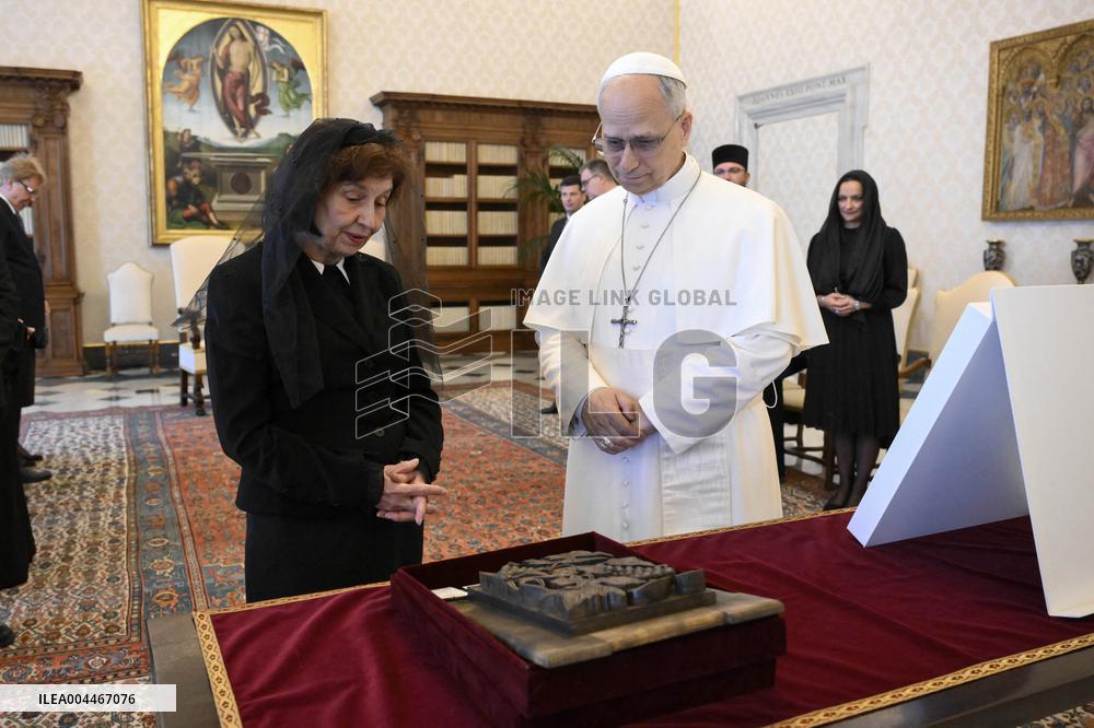 Pope Leo XIV Receives in Private Audience - Vatican