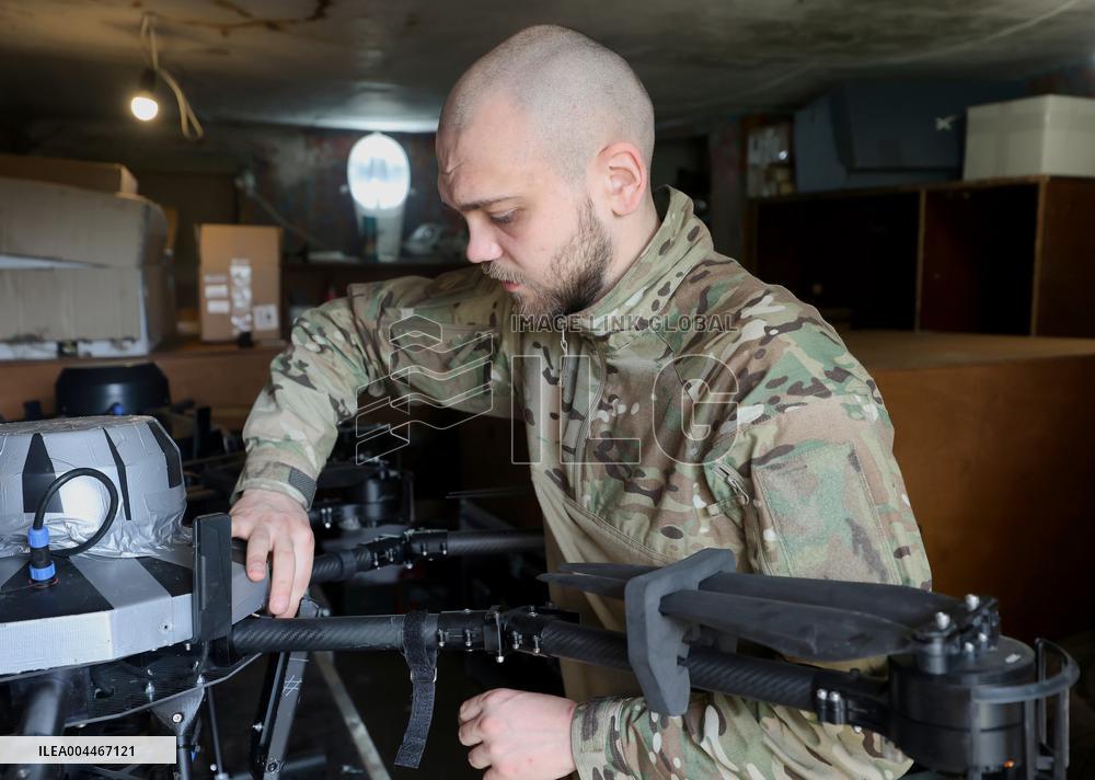 Drone workshop of ATGM company of Khartiia Brigade