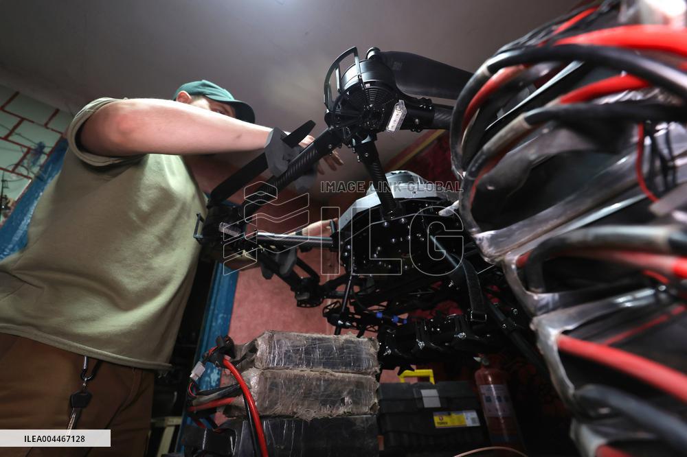 Drone workshop of ATGM company of Khartiia Brigade