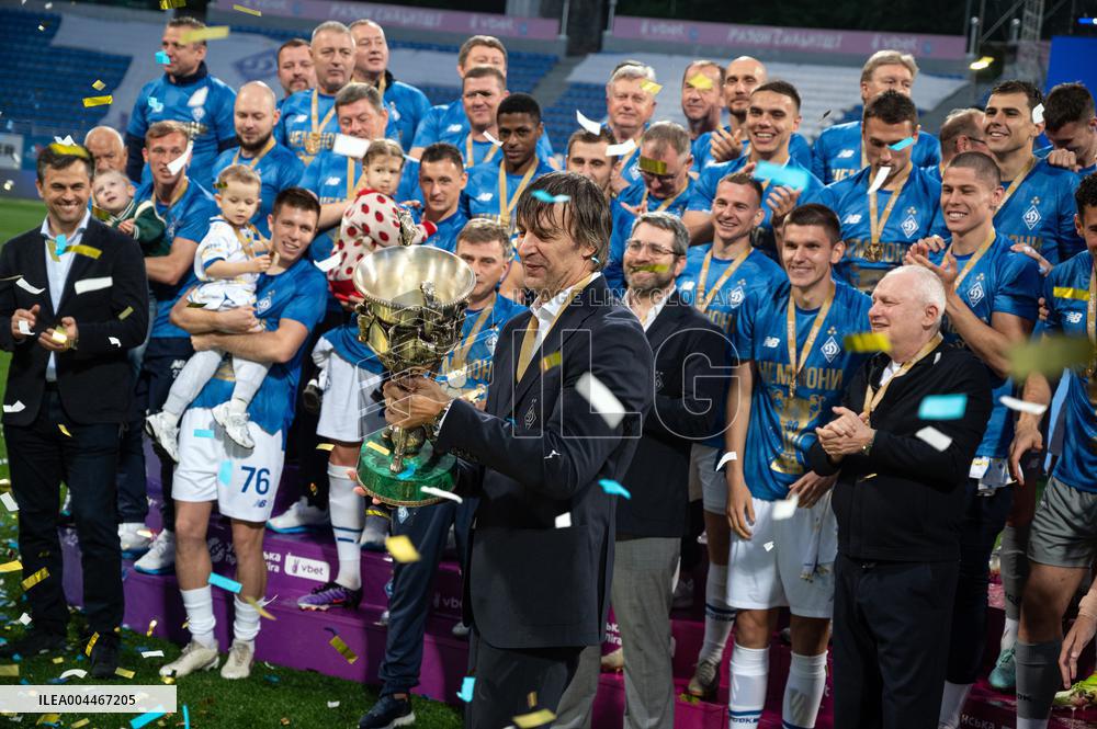Dynamo wins 2024/2025 Ukrainian Premier League