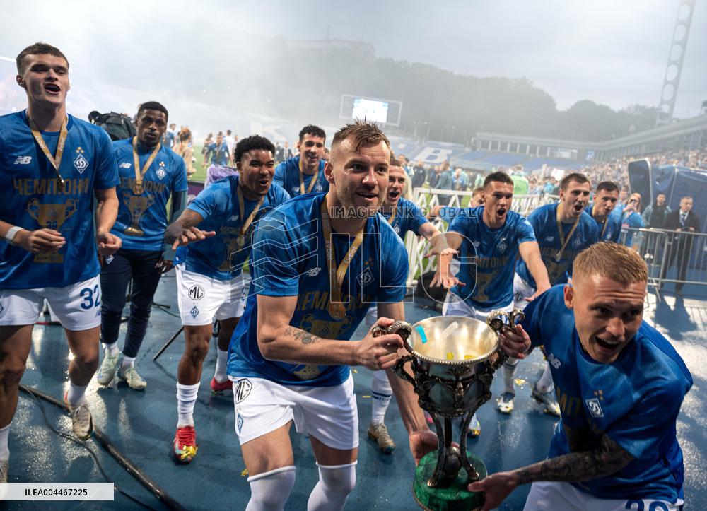 Dynamo wins 2024/2025 Ukrainian Premier League