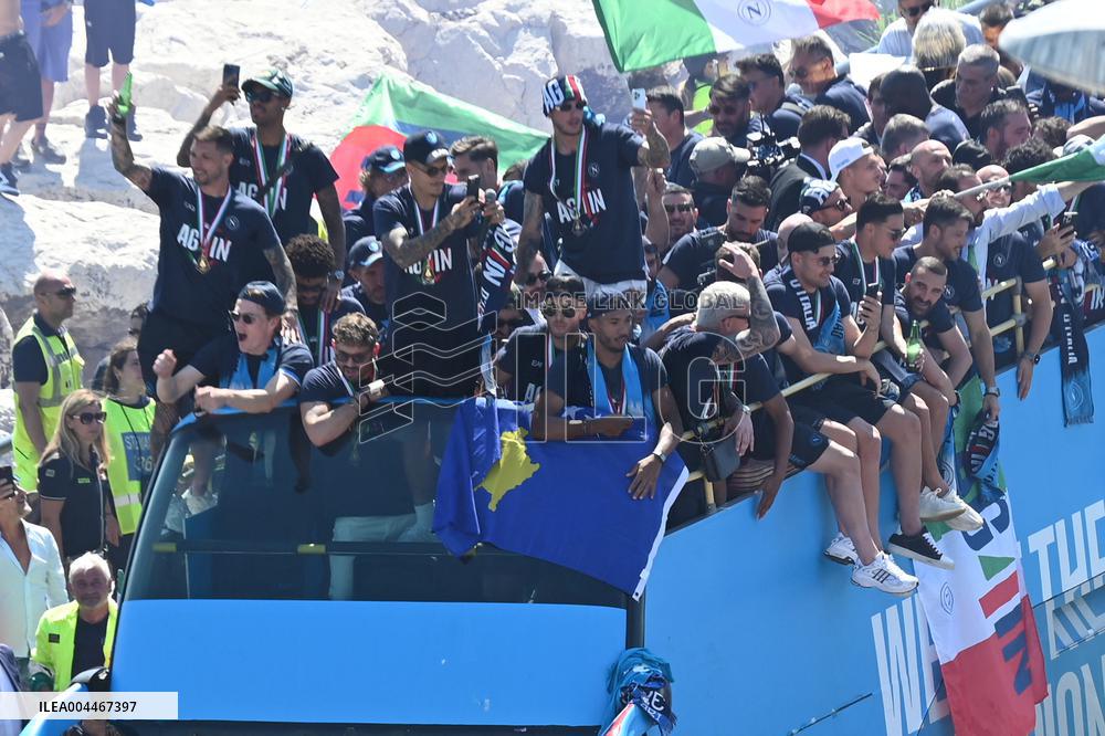 CALCIO - Serie A - SSC Napoli team celebrates championship victory