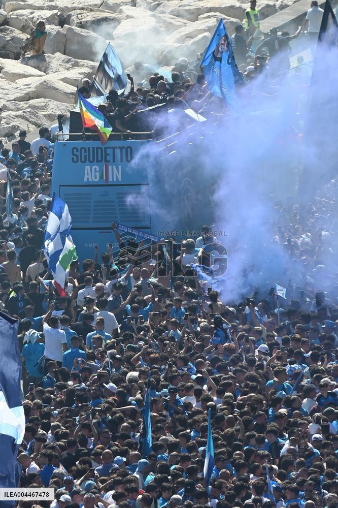 CALCIO - Serie A - SSC Napoli team celebrates championship victory