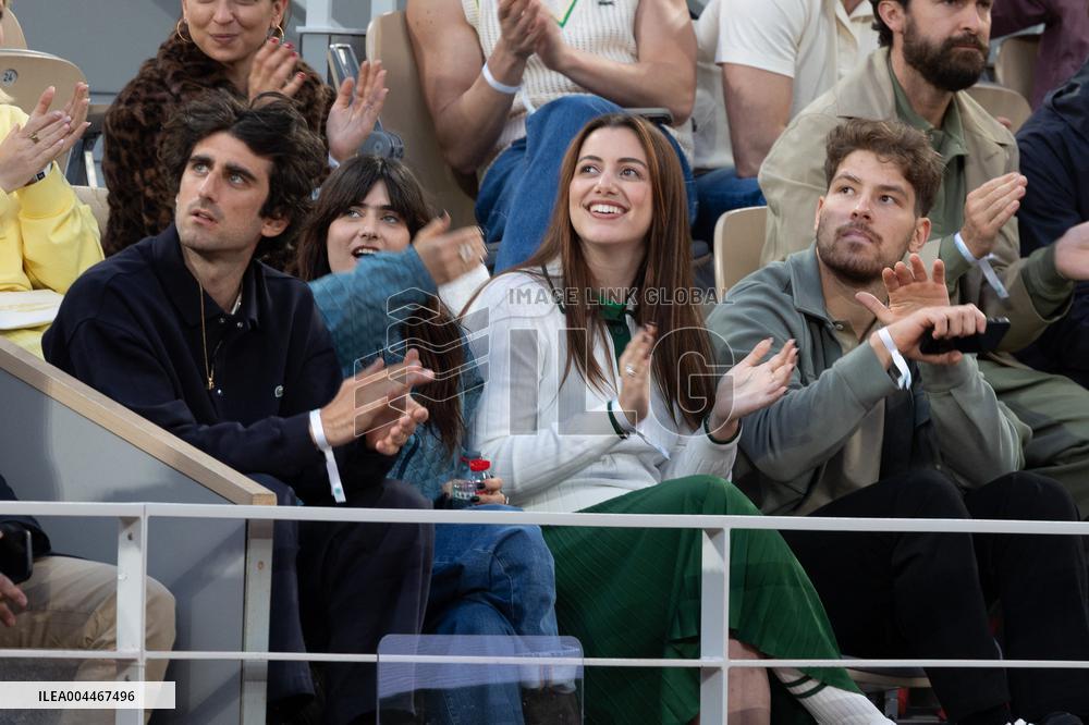 2025 French Open - Celebrities In Stand Day 2 NB
