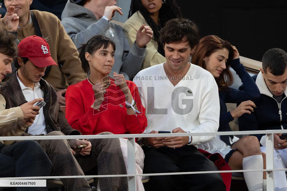 2025 French Open - Celebrities In Stand Day 2 NB