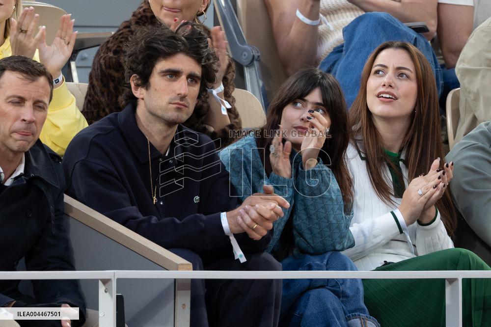 2025 French Open - Celebrities In Stand Day 2 NB
