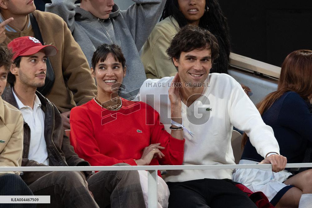 2025 French Open - Celebrities In Stand Day 2 NB