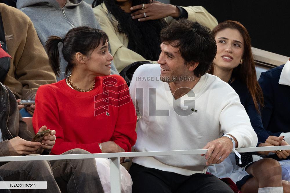 2025 French Open - Celebrities In Stand Day 2 NB