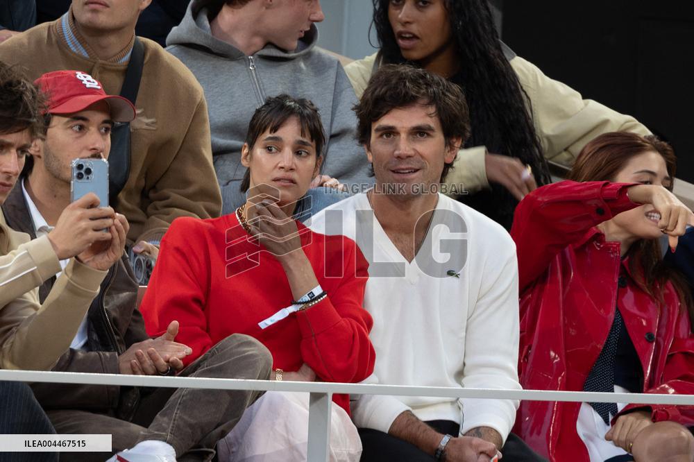 2025 French Open - Celebrities In Stand Day 2 NB