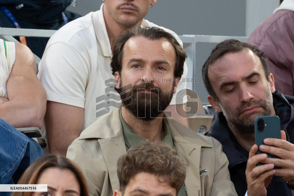 2025 French Open - Celebrities In Stand Day 2 NB