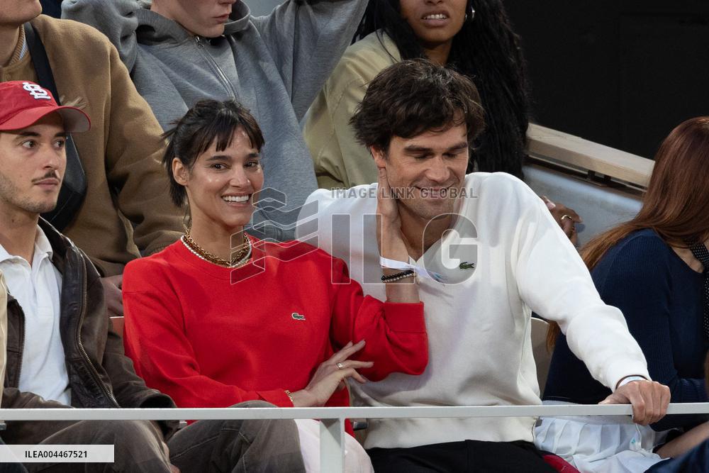 2025 French Open - Celebrities In Stand Day 2 NB