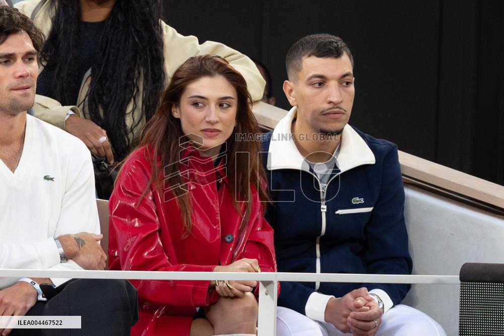 2025 French Open - Celebrities In Stand Day 2 NB