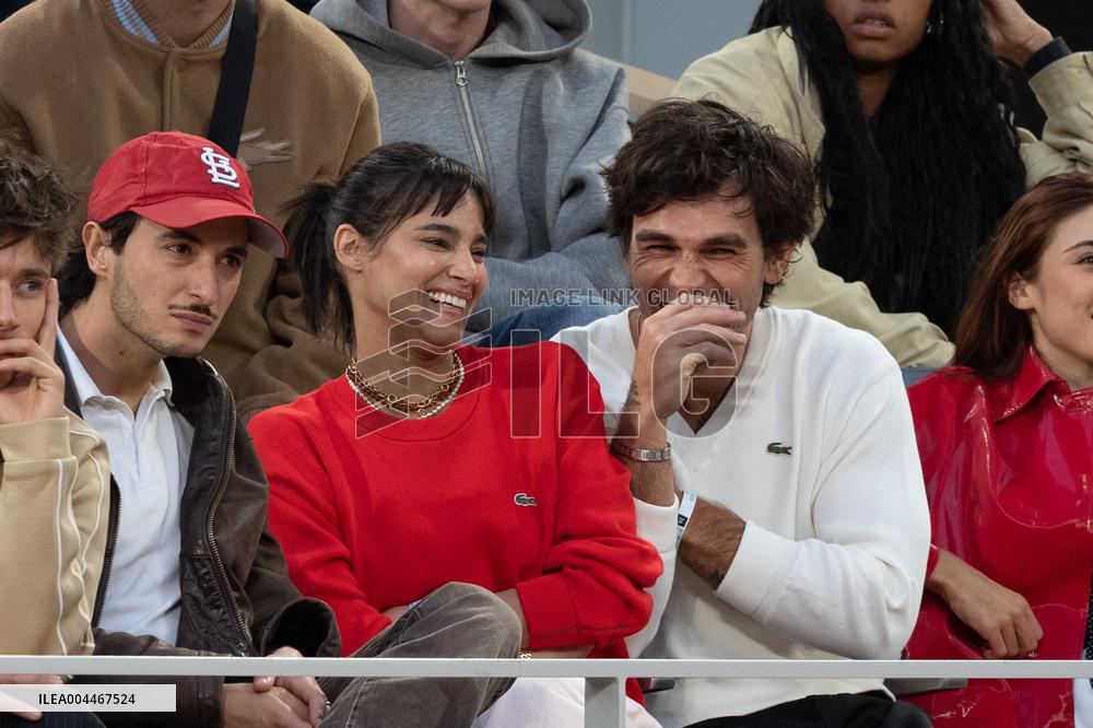 2025 French Open - Celebrities In Stand Day 2 NB