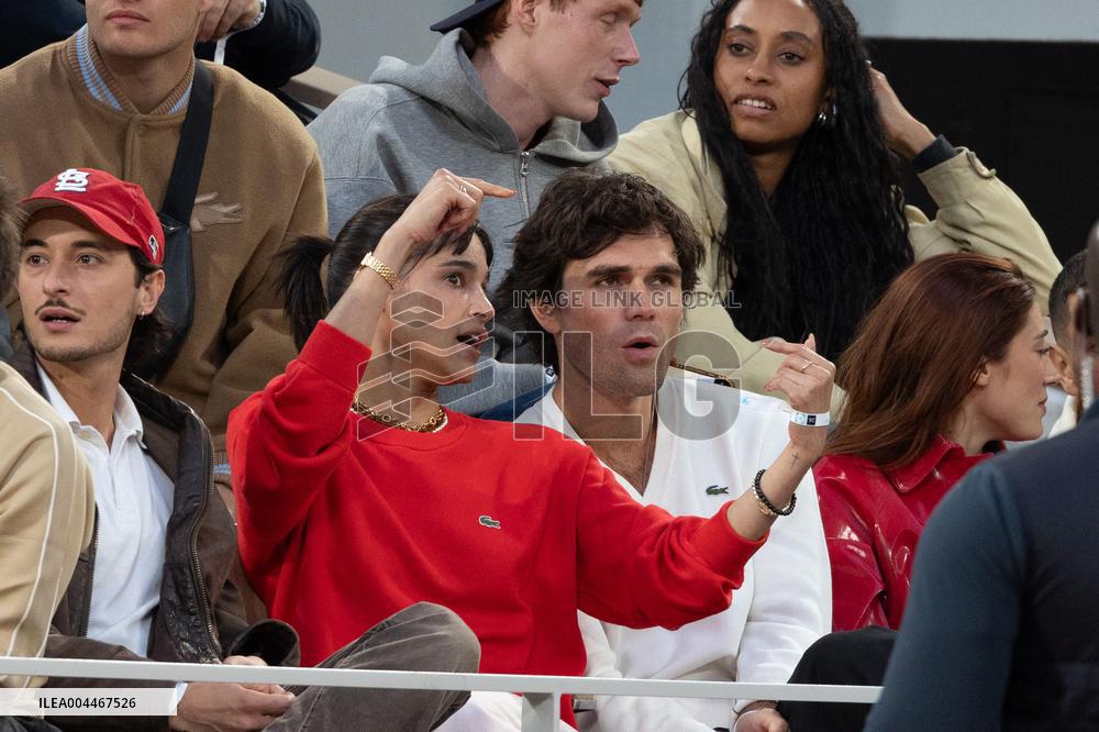 2025 French Open - Celebrities In Stand Day 2 NB