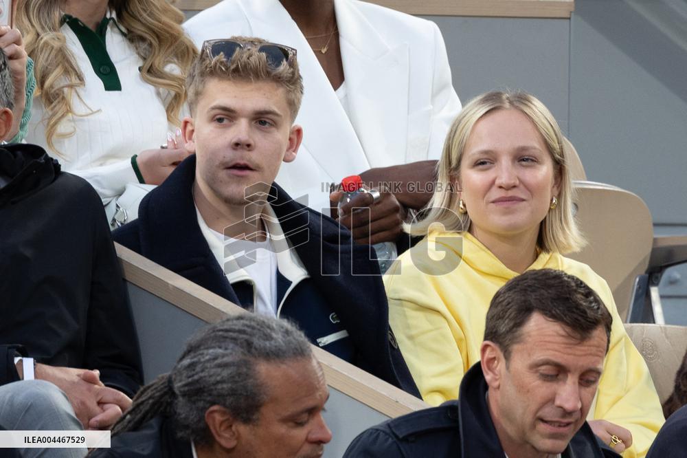 2025 French Open - Celebrities In Stand Day 2 NB