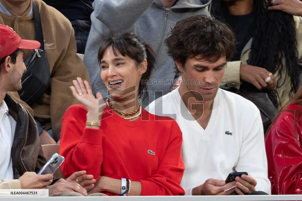 2025 French Open - Celebrities In Stand Day 2 NB