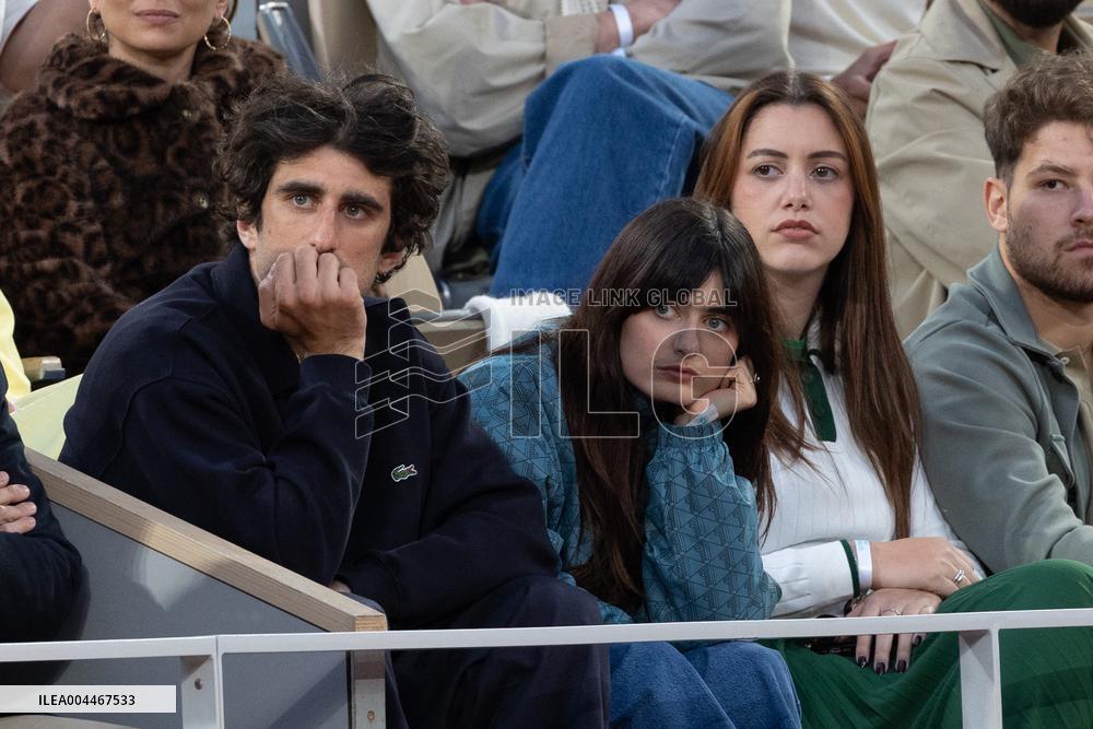 2025 French Open - Celebrities In Stand Day 2 NB