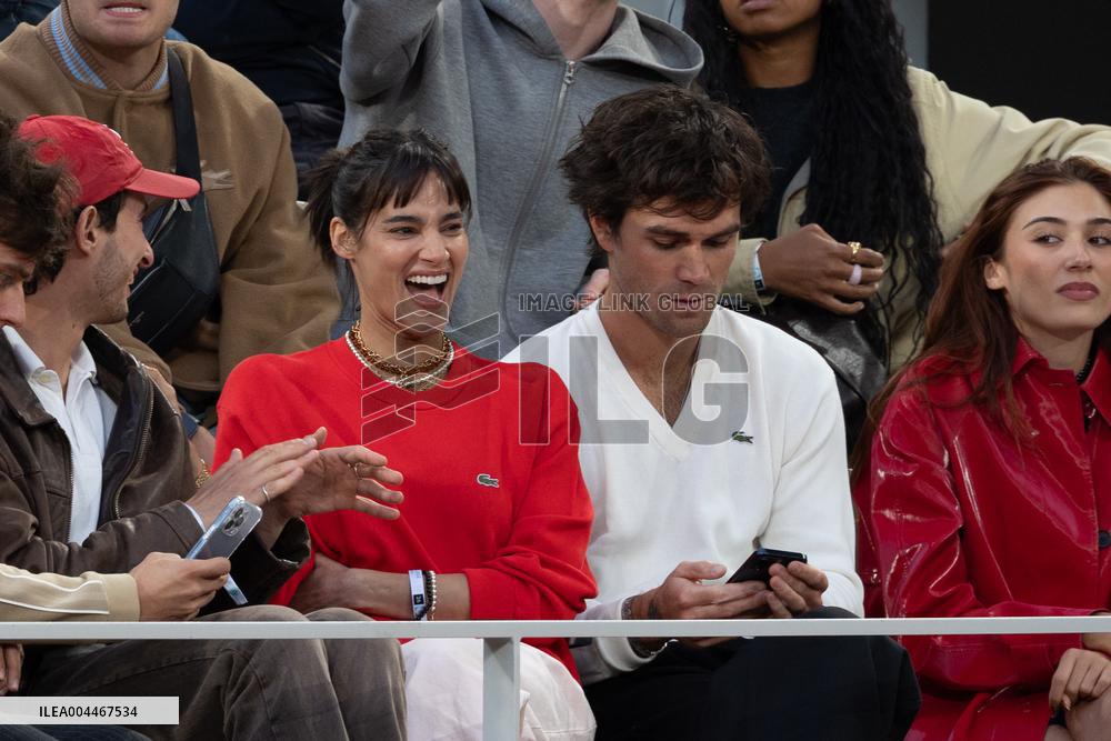 2025 French Open - Celebrities In Stand Day 2 NB