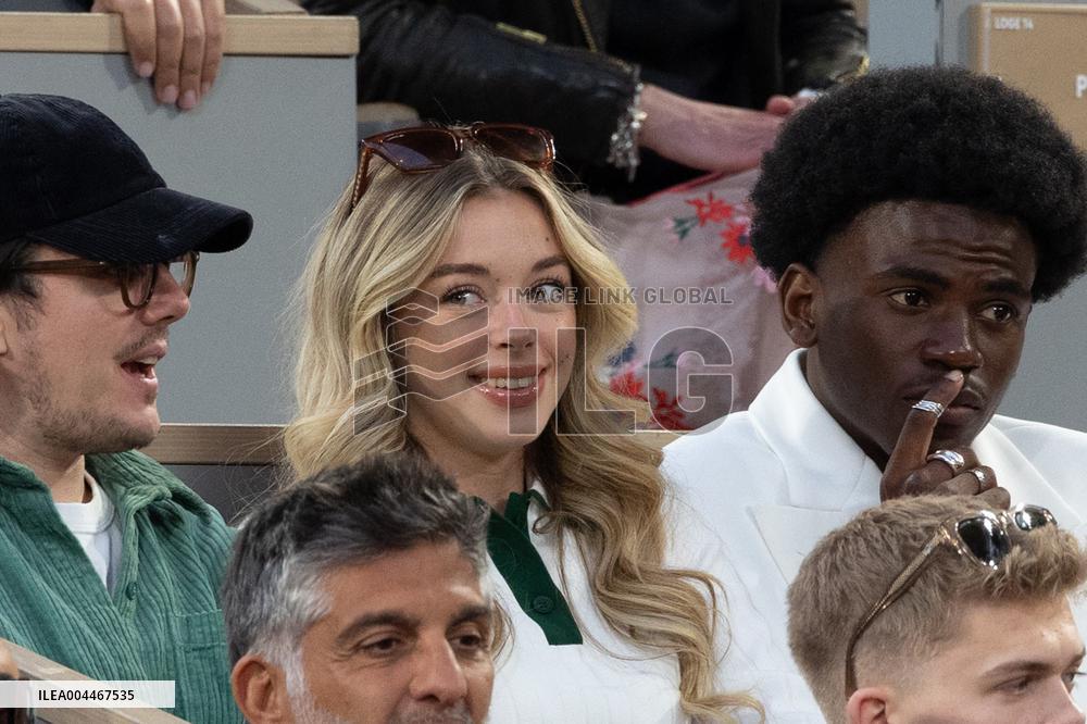 2025 French Open - Celebrities In Stand Day 2 NB