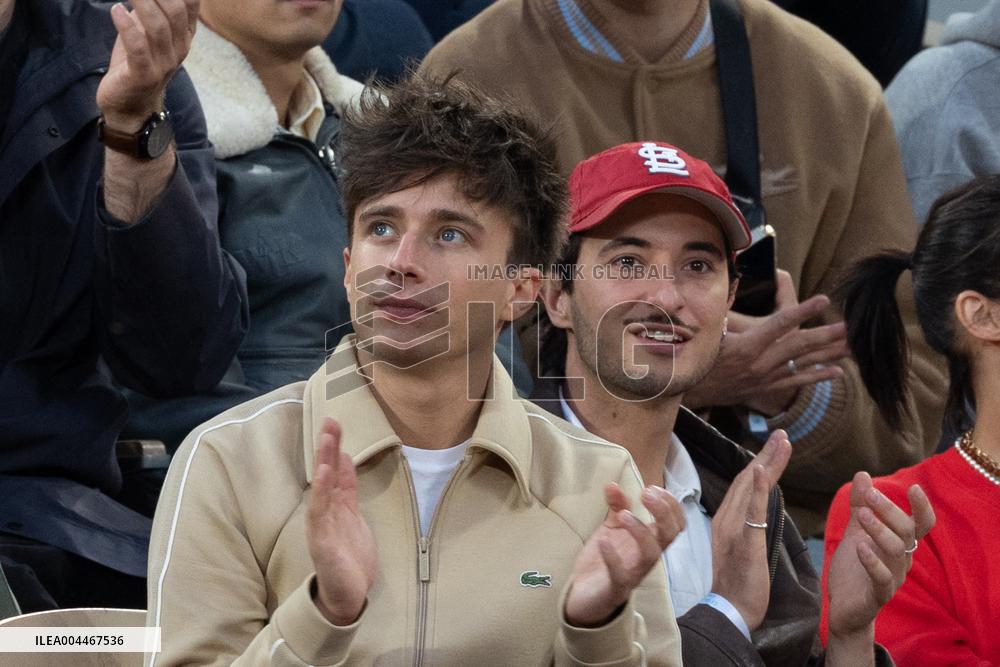 2025 French Open - Celebrities In Stand Day 2 NB