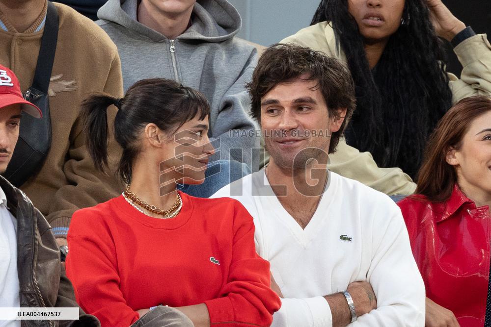 2025 French Open - Celebrities In Stand Day 2 NB