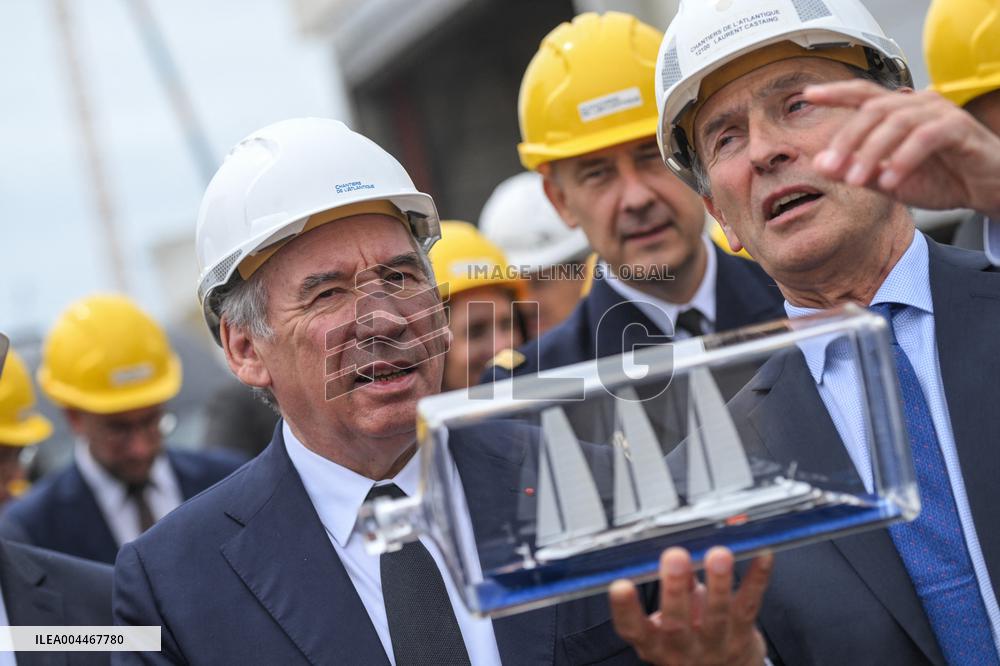 PM Bayrou Chairs A Interministerial Committee Of The Sea - Saint-Nazaire