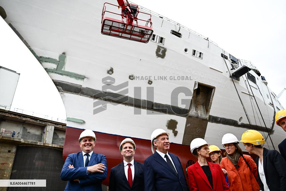 PM Bayrou Chairs A Interministerial Committee Of The Sea - Saint-Nazaire