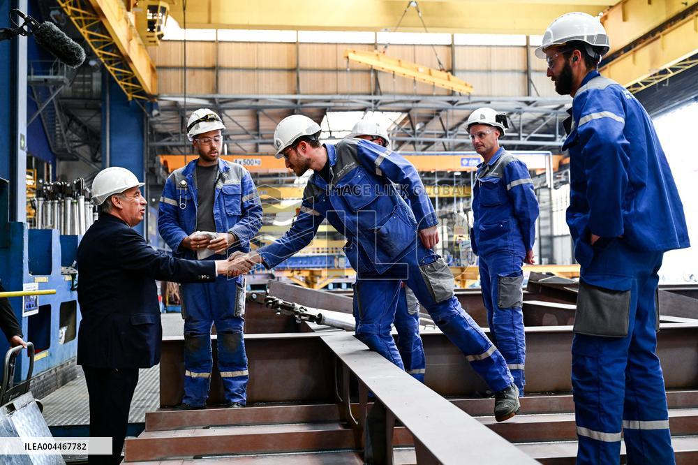 PM Bayrou Chairs A Interministerial Committee Of The Sea - Saint-Nazaire