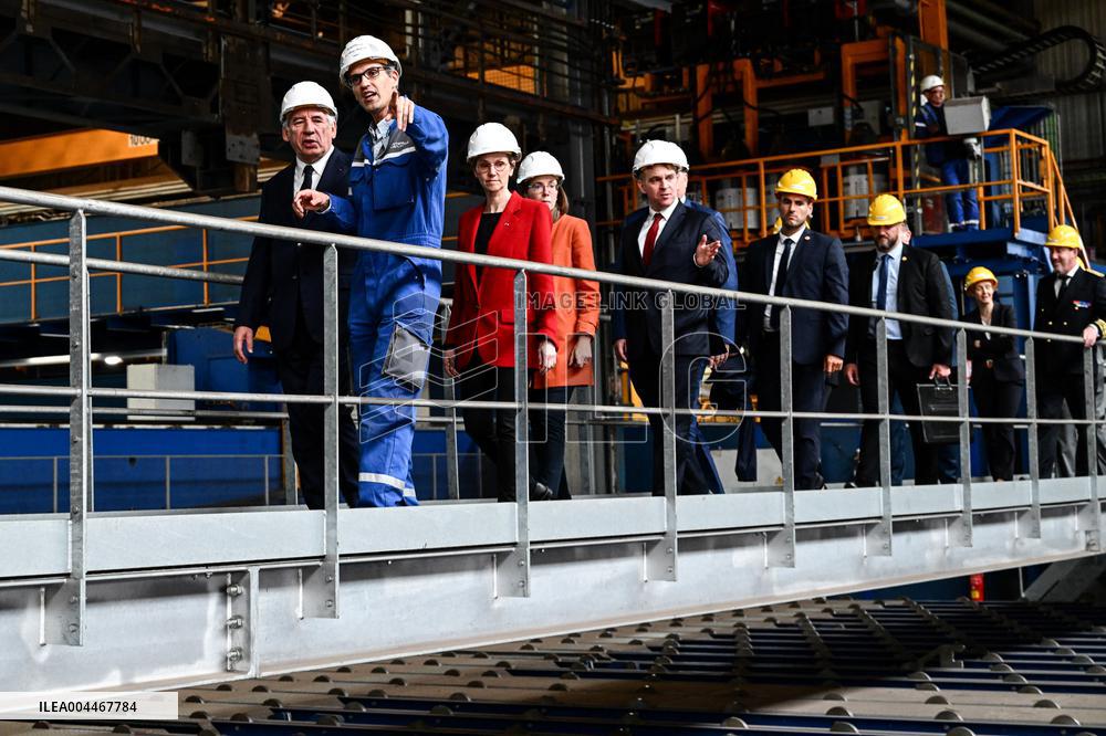 PM Bayrou Chairs A Interministerial Committee Of The Sea - Saint-Nazaire