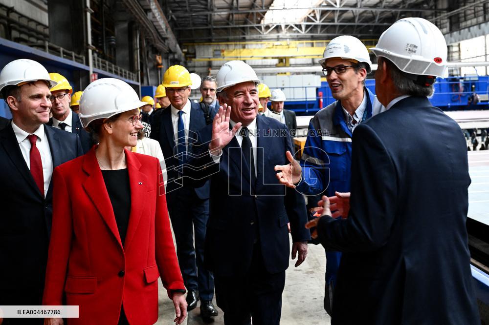 PM Bayrou Chairs A Interministerial Committee Of The Sea - Saint-Nazaire
