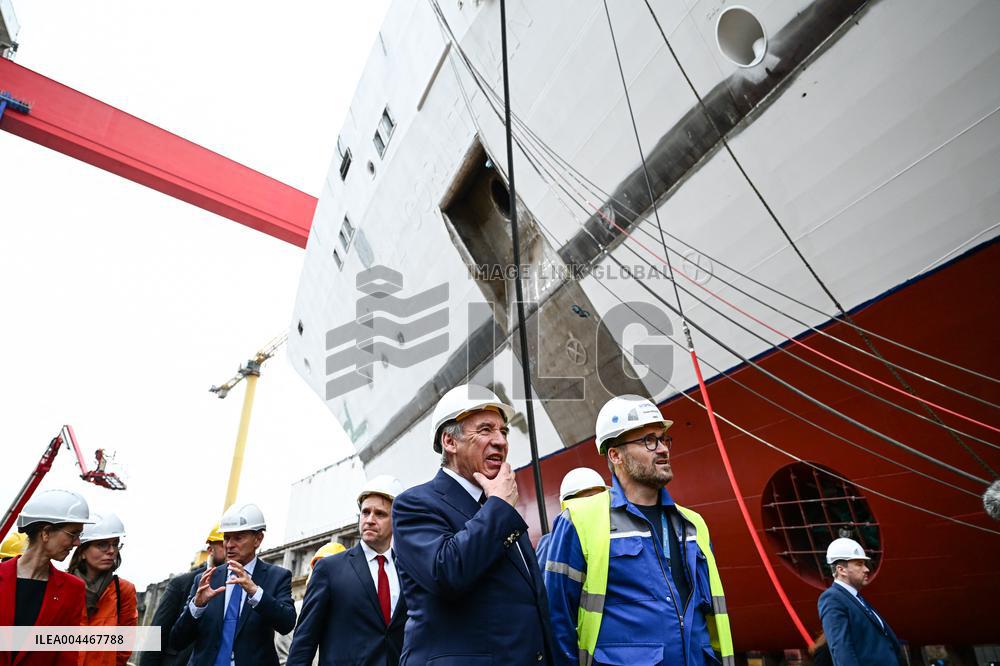 PM Bayrou Chairs A Interministerial Committee Of The Sea - Saint-Nazaire