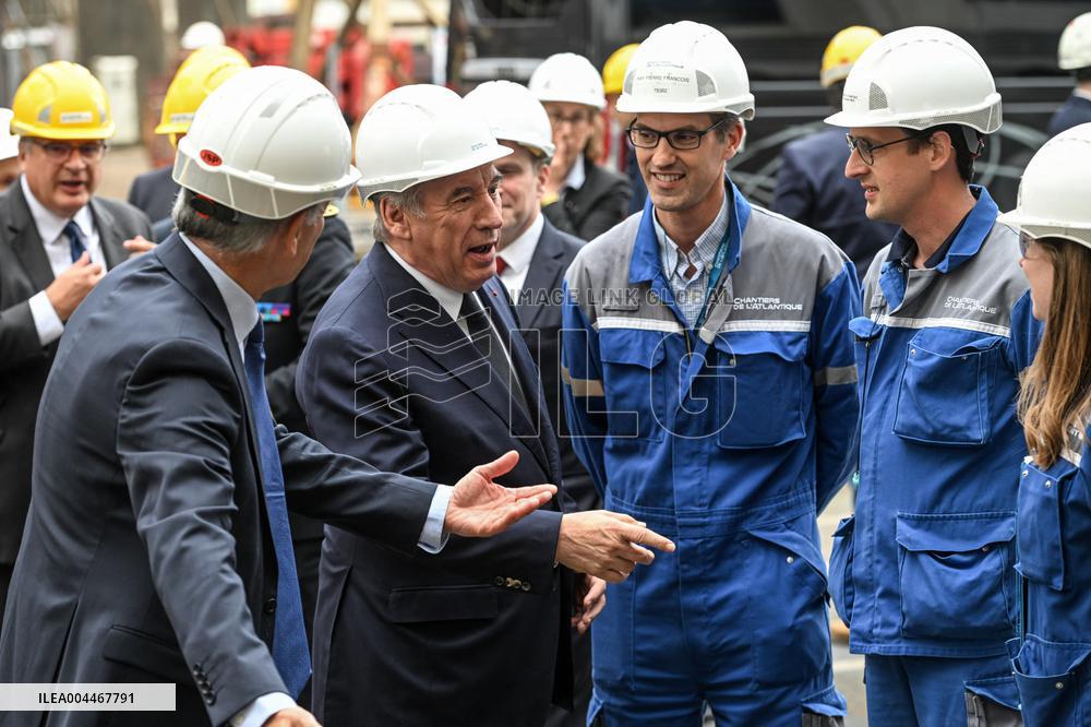 PM Bayrou Chairs A Interministerial Committee Of The Sea - Saint-Nazaire