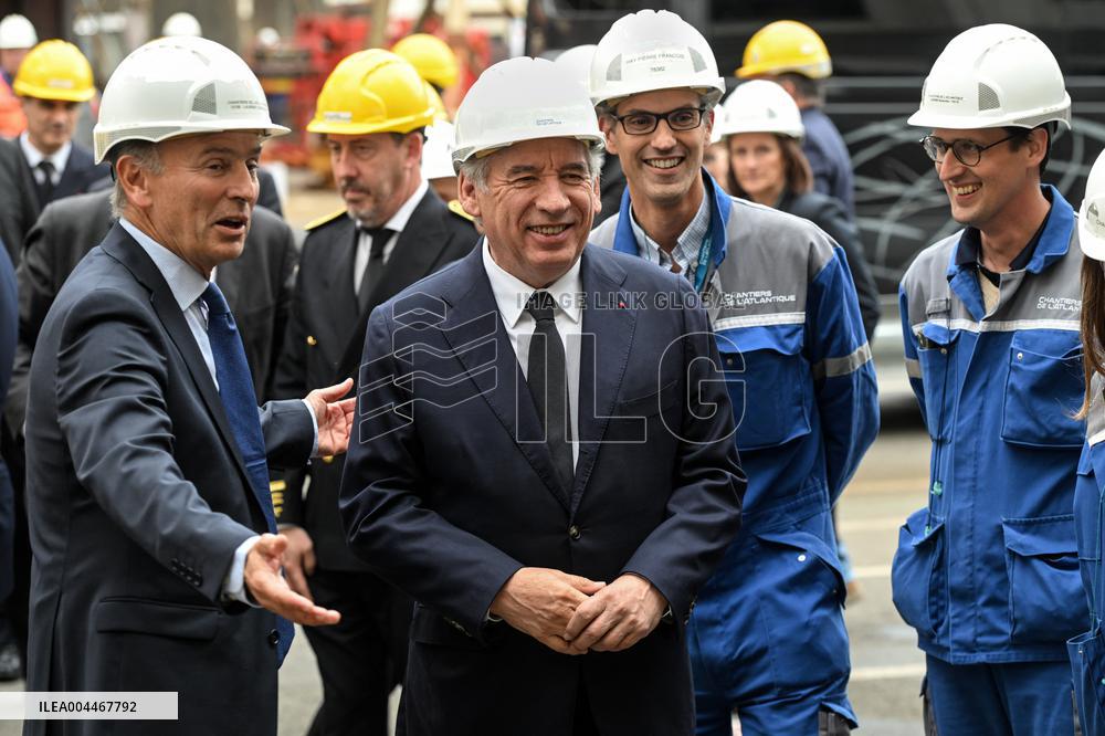 PM Bayrou Chairs A Interministerial Committee Of The Sea - Saint-Nazaire