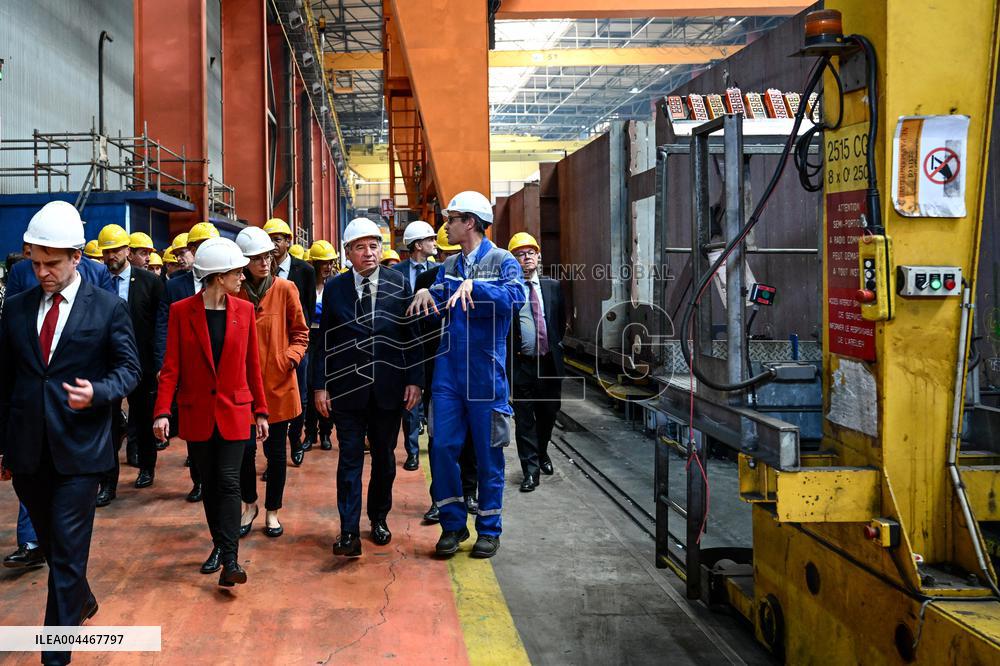 PM Bayrou Chairs A Interministerial Committee Of The Sea - Saint-Nazaire