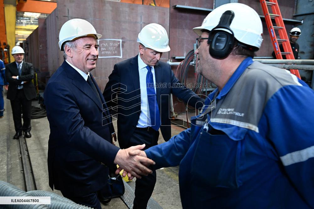 PM Bayrou Chairs A Interministerial Committee Of The Sea - Saint-Nazaire