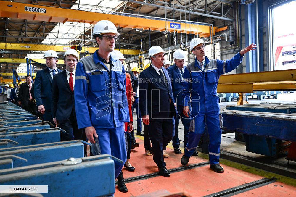 PM Bayrou Chairs A Interministerial Committee Of The Sea - Saint-Nazaire