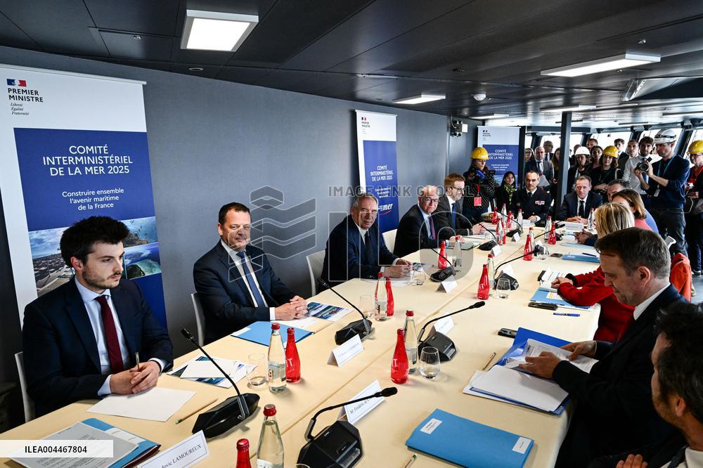 PM Bayrou Chairs A Interministerial Committee Of The Sea - Saint-Nazaire
