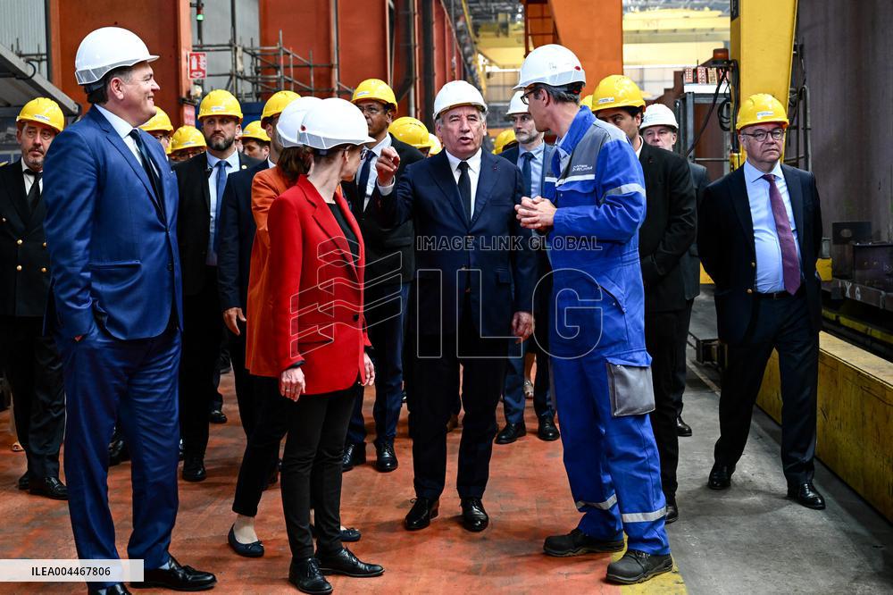 PM Bayrou Chairs A Interministerial Committee Of The Sea - Saint-Nazaire