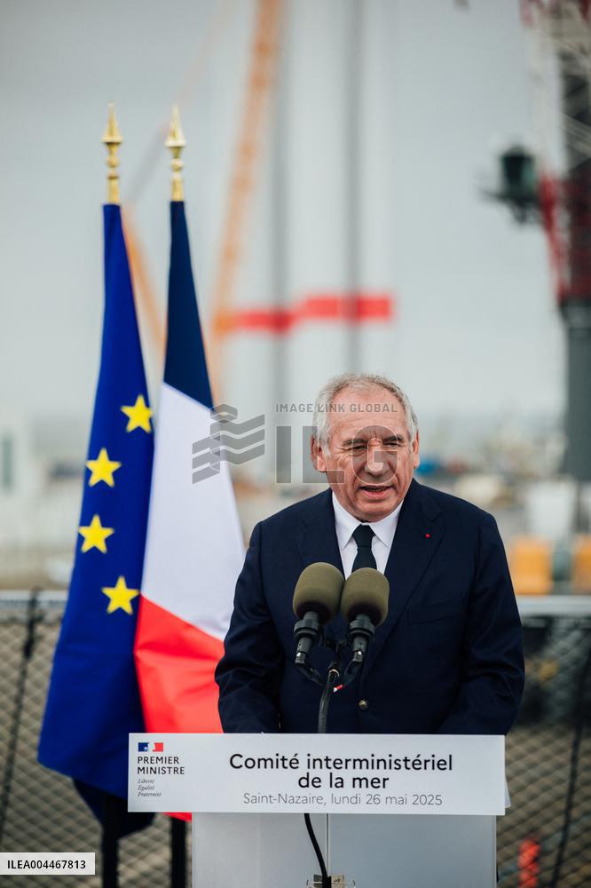 PM Bayrou Chairs A Interministerial Committee Of The Sea - Saint-Nazaire