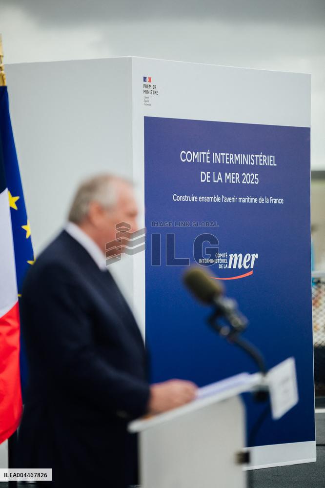 PM Bayrou Chairs A Interministerial Committee Of The Sea - Saint-Nazaire