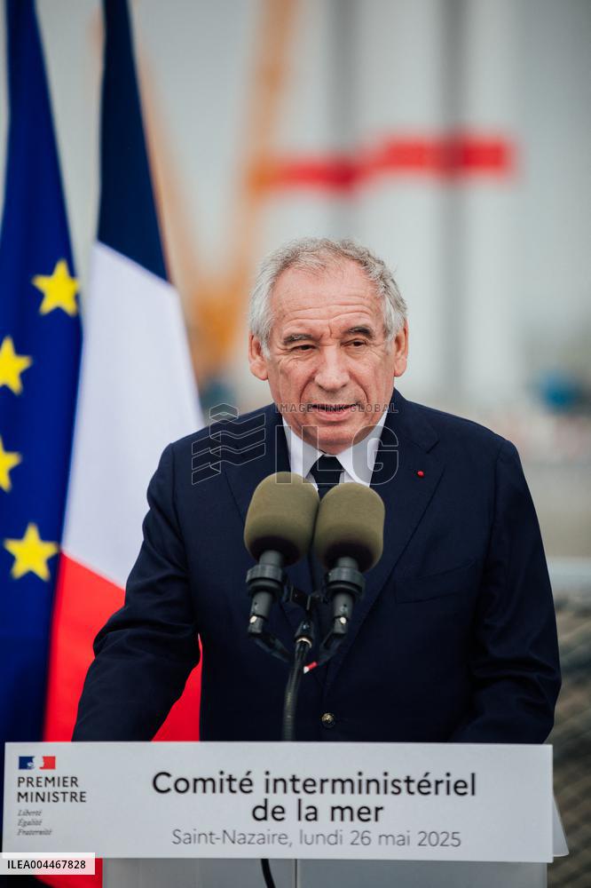 PM Bayrou Chairs A Interministerial Committee Of The Sea - Saint-Nazaire
