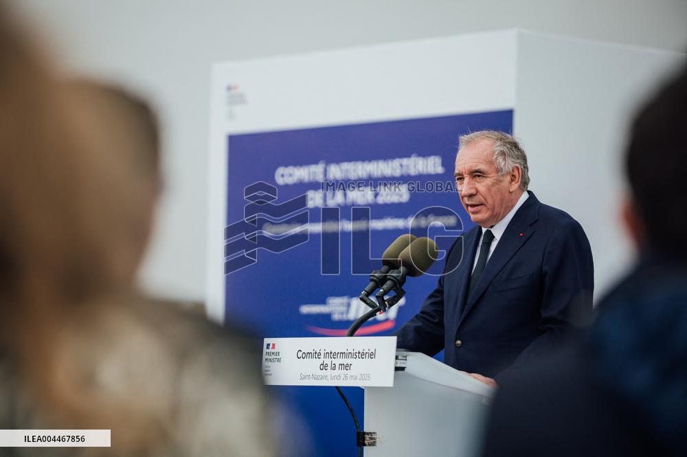 PM Bayrou Chairs A Interministerial Committee Of The Sea - Saint-Nazaire