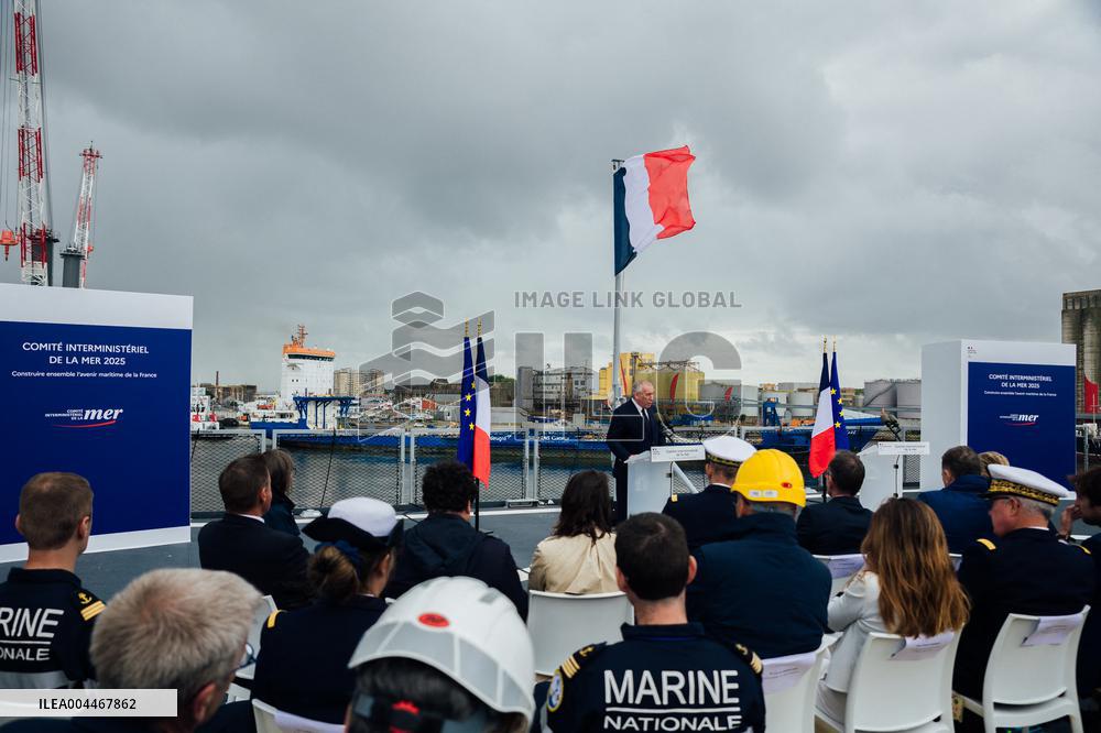 PM Bayrou Chairs A Interministerial Committee Of The Sea - Saint-Nazaire