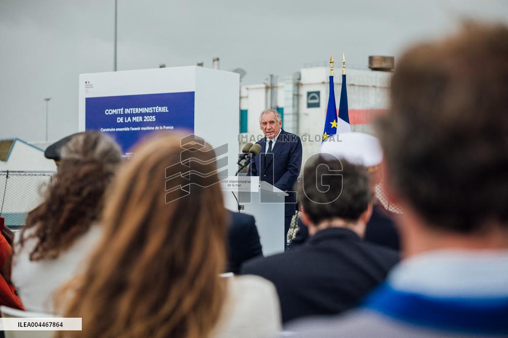 PM Bayrou Chairs A Interministerial Committee Of The Sea - Saint-Nazaire