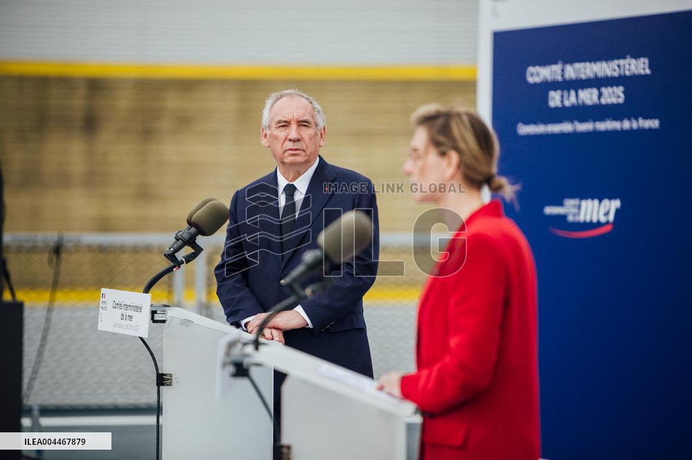 PM Bayrou Chairs A Interministerial Committee Of The Sea - Saint-Nazaire